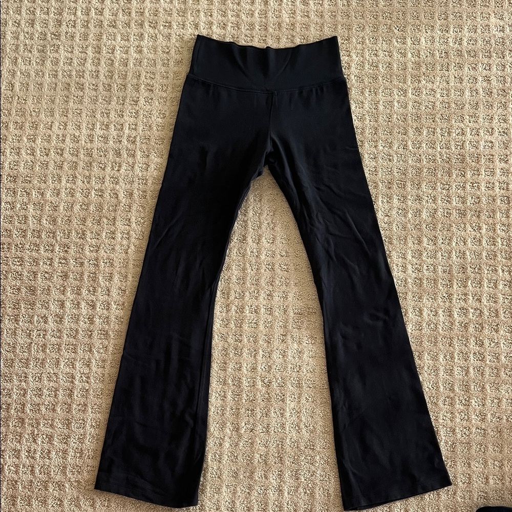 Brandy Melville Black Flared Yoga Pants
